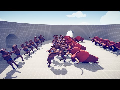 30X Minotaur vs Every Unit - Totally Accurate Battle Simulator TABS