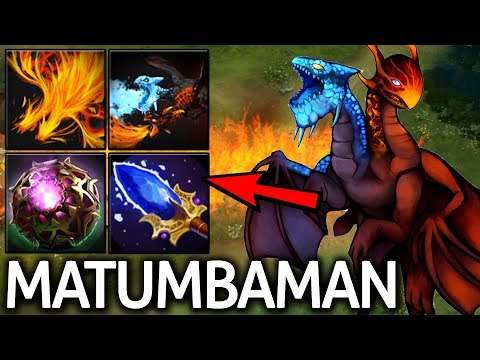 MATUMBAMAN Dota 2 [Jakiro] Solo Mid - Insane Spam Skill