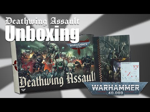 UNBOXING Deathwing Assault Dark Angels Army Set Warhammer 40K #spacemarines