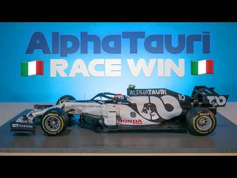 Thumbnail for Spark 1/18 Pierre Gasly AlphaTauri AT01 Monza 2020 Model Car | Unboxing & Review by AlphaTauri AT01