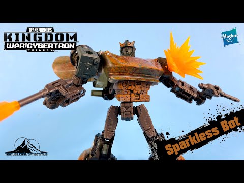 Netflix TRANSFORMERS War For Cybertron Deluxe Class SPARKLESS BOT Video Review