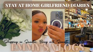 SANDTON, JOBURG VLOG🇿🇦 AT HOME GIRLFRIEND DIARIES + SHOPPING + GROCERIES || The barbie Emmy