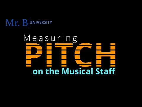 Measuring Pitch on the Musical Staff - Lesson #3