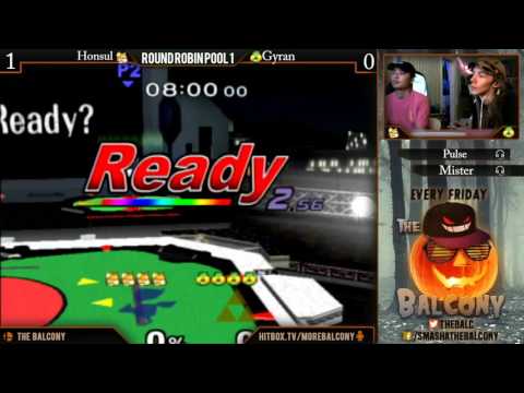 Melee at the Balcony 68 - Round Robin ft. Honsul (Fox) VS Gyran (Sheik)