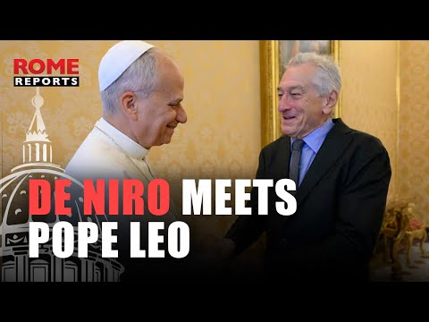 Meeting of ROBERT DE NIRO with POPE Leo XIV - VIDEO