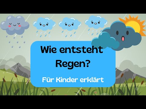 🌧️ Wilma Wölkchen erklärt: Wie entsteht Regen? ☁️ | Lernvideo für Kinder | Lernen mit Spaß 🌈