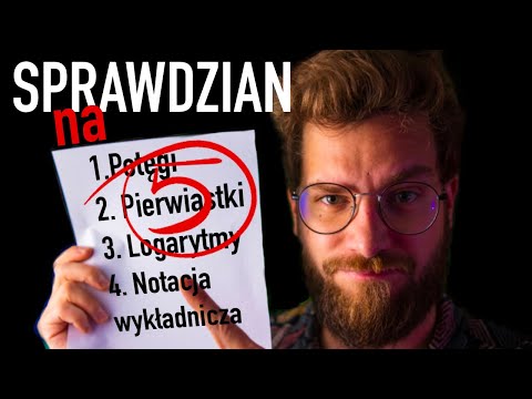 ✅Sprawdzian na 5❗️MEGA POWTÓRKA z: potęgi, pierwiastki, logarytmy, notacja wykładnicza