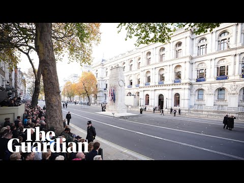 Remembrance Sunday ceremony at the Cenotaph in London – watch live