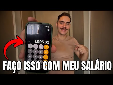 I do this every month when my salary arrives — that's why I've accumulated almost 100,000 reais!