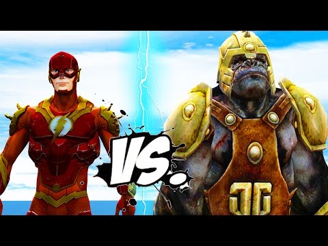 THE FLASH VS GORILLA GRODD - EPIC BATTLE