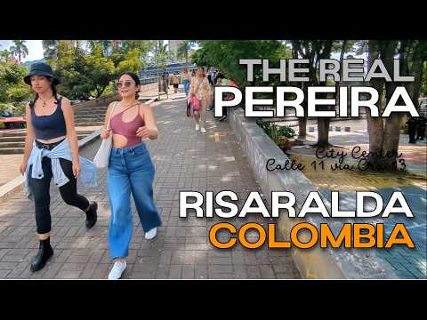 Pereira Colombia in 4K | Feria Boulevard | Av. Circunvalar | Cra 13 & Calle 11 | Urban life | 🇨🇴