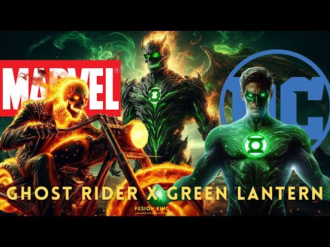 Hell Lantern 🔥 | Ghost Rider X Green Lantern Fusion | Marvel X DC | Fusion King