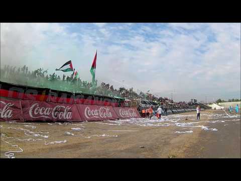 "Salida Los Baisanos  //  Palestino vs Cobresal" Barra: Los Baisanos • Club: Club Deportivo Palestino