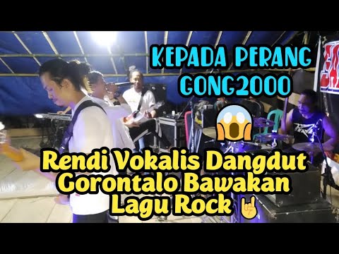 Rendi Vokalis Dangdut Gorontalo Bawakan Lagu Rock Gong2000 Kepada Perang