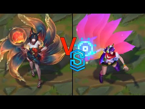 After Hours Spirit Blossom Springs Ahri VS Arcade Ahri