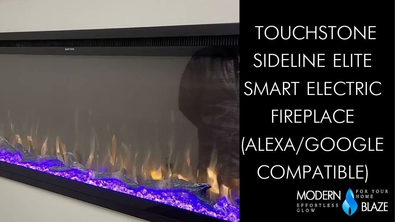 Touchstone: Sideline Elite Smart Wi Fi Enabled Electric Fireplaces