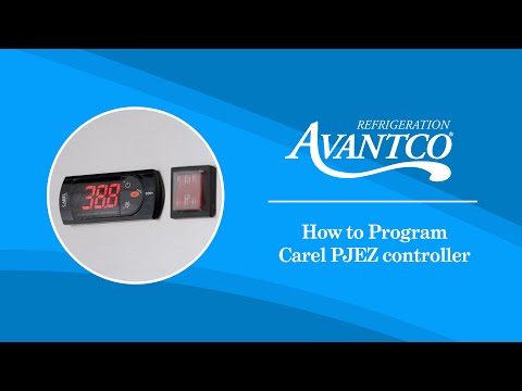 Avantco Carel Pjez Controller Programming Tutorial For Refrigerators
