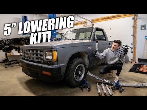 Installing a 5" Lowering Kit on my S10😍