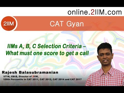 IIMs A, B, C Selection Criteria – What must one score to get a call