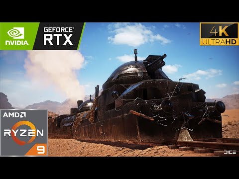 Battlefield 1: Armoured train  | 4K | 60FPS | Max Graphics | RTX 3090 |  Ryzen 9 5950X