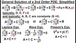 Math: Partial Differential Eqn. - Ch.1: Introduction (25 of 42) Gen. Form of 2nd PDE: Simplified