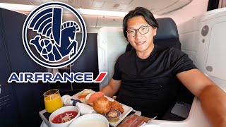 8 Hours on Air France NEW Business Class - Paris to New York