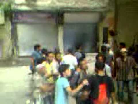 التصدي لقوات النظام من قبل كتيبة محمد الأشمر في حي التضامن في العاصمة دمشق