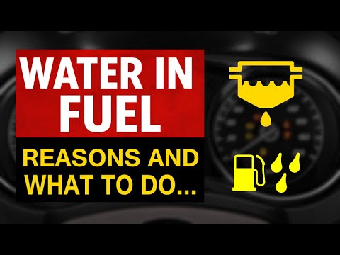 Water in Fuel Warning Light? What It Means & How to Fix It!
