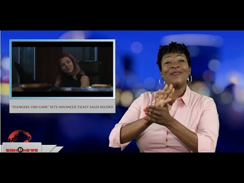 "Avengers: End Game” sets advanced ticket sales record (ASL - 4.11.19)