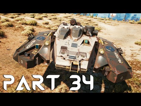 CYBERPUNK 2077 Walkthrough Gameplay Part 34 - FLYING TANK (PC)