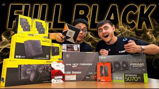 Montando PC GAMER “FULL BLACK” do Cliente com gosto refinado | 9800X3D + RTX 5070Ti