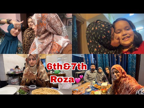 6th &7th Roza💕Sehri to Iftar 💕#meenazfam #ramadan #family #shopping #viral #dailyvlog #daughter 