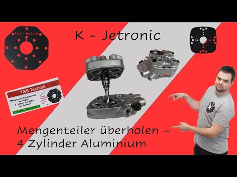 Disassembling and overhauling the fuel distributor - 4-cylinder aluminum K-Jetronic