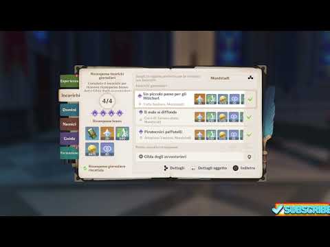 Genshin impact ita Missione extra di Mondstadt scambio equivalente perché non si attiva? Ecco perché