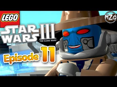 LEGO Star Wars III The Clone Wars Gameplay Walkthrough - Part 11 - Hostage Crisis! Bounty Hunters!