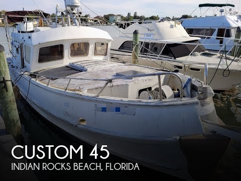 [SOLD] Used 2000 Custom 45 Pilothouse Trawler in Indian Rocks Beach, Florida