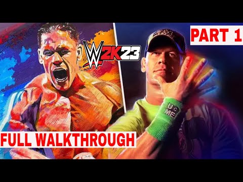 WWE 2K23 John Cena Showcase Full Walkthrough Part 1 (PS5)