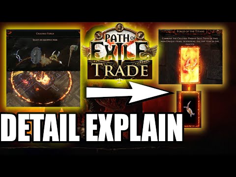 [DETAIL] POE 3.21Crucible mechanics guide explain ,forge"add tree"-find mods list-trade-combine-more