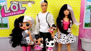 Download lagu LOL Doll Family Evening Routine with New Barbie Dollhouse & Toys mp3