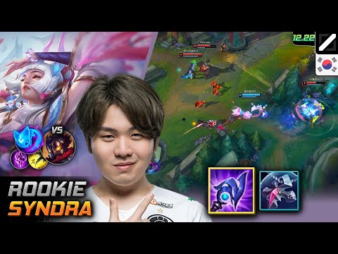 Rookie Mid Syndra Build Luden's Tempest Summon Aery - LOL KR 12.22