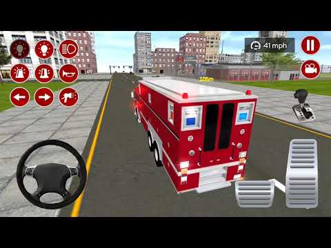 Real Fire Truck Driving Simulator "Fire Fighting" Android Gameplay #5