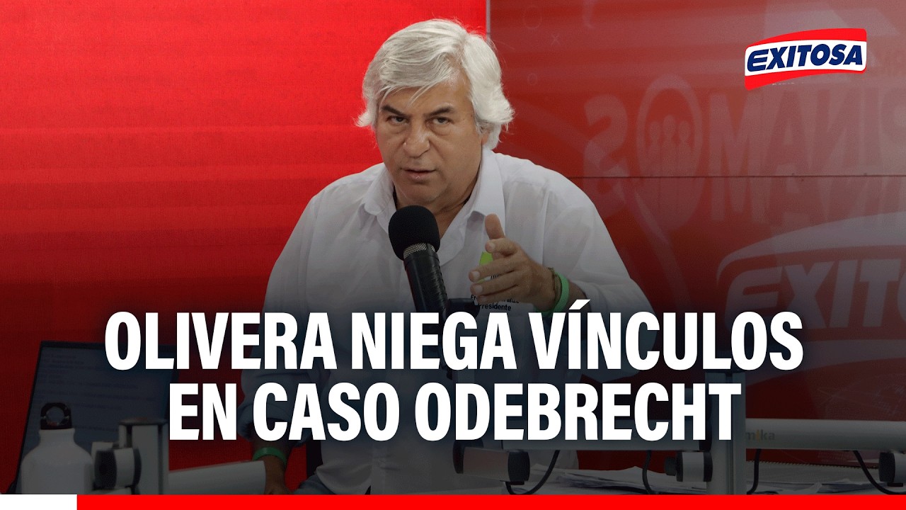 🔴🔵 Fernando Olivera rechaza acusaciones por caso Odebrecht: "Esta patraña ha quedado desechada"