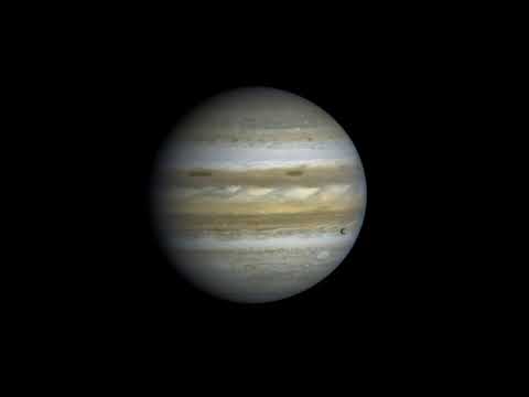 Jupiter Rotation Movie Taken by Voyager 1 (Reprocessed)