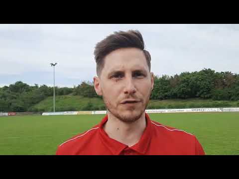 Daniel Wilde, Trainer TSG Pfeddersheim, nach dem 0:1 gegen den FSV Salmrohr