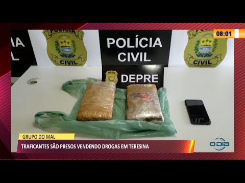 Polícia prende dois traficantes com drogas na região sudeste de Teresina 13 05 2021