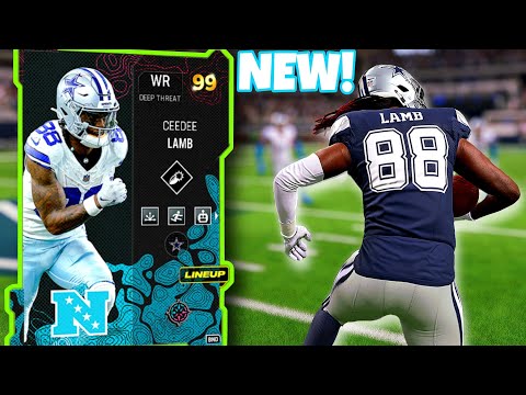 *new* 99 CEEDEE LAMB is UNSTOPPABLE in MADDEN 24! he gets 2 X FACTORS!