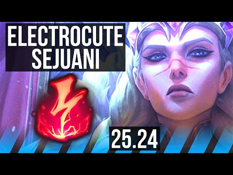 SEJUANI vs ZED (MID) | Electrocute | EUNE Grandmaster | 25.24