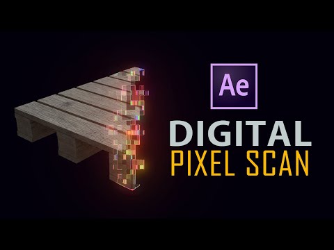 Digital Pixel Scan Logo Reveal | After effects Tamil Tutorial