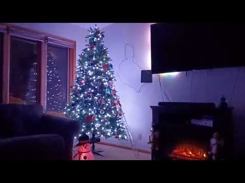Evergreen classic 7.5 foot Holiday Symphony Aspen Light Show!