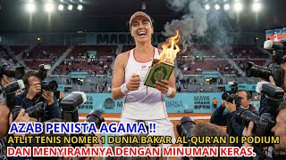 Download lagu AZAB PEDIH! Bakar Kitab Suci di Podium, Petenis No.1 Kehilangan Segalanya Malam Itu Juga! mp3